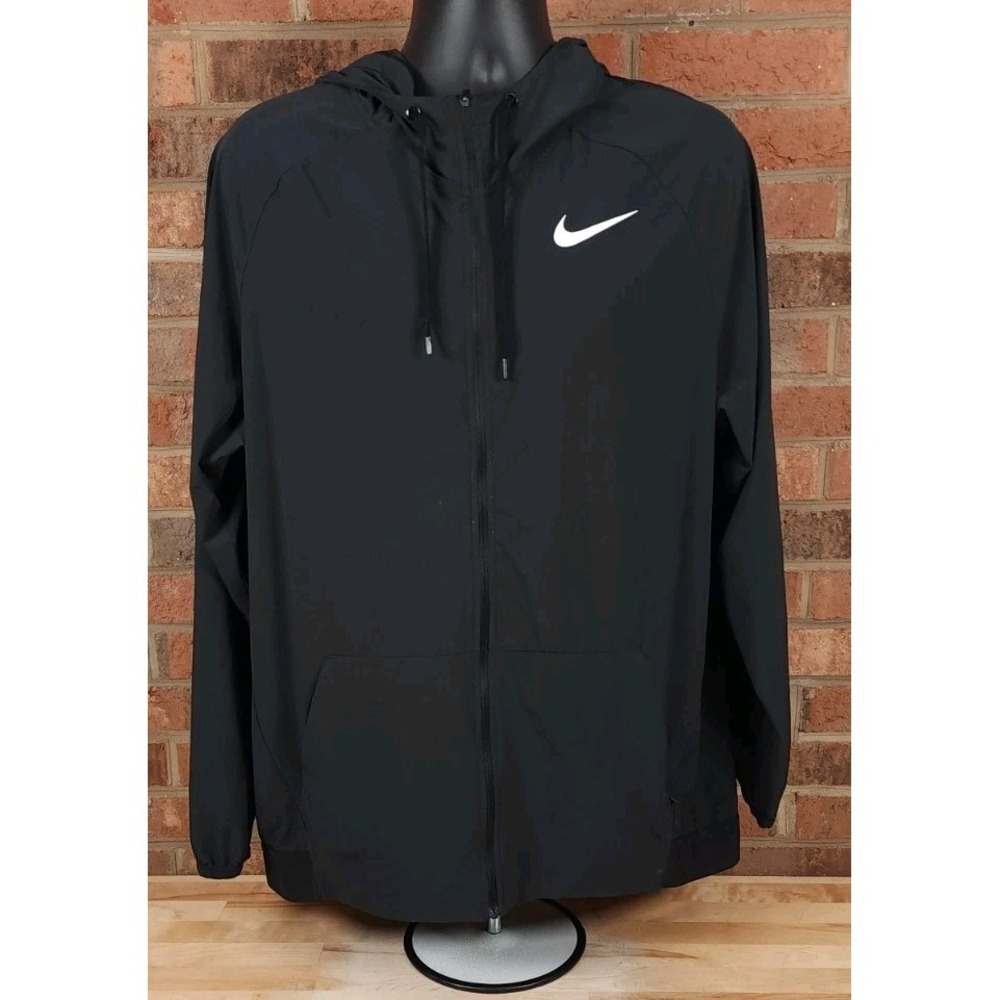 Nike Pro Training Dri-FIT Flex Vent Full Zip Jacket XL Hooded Black DM5946-011